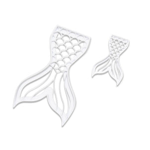 Fish Tail Fondant And Cookie Cutter 2Pcs Set Plastic