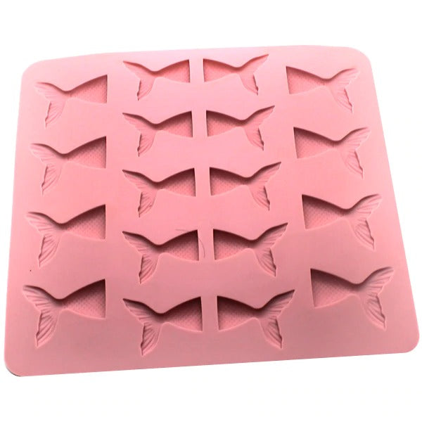 Fish Tail Silicone Fondant Mold 18 Cavity