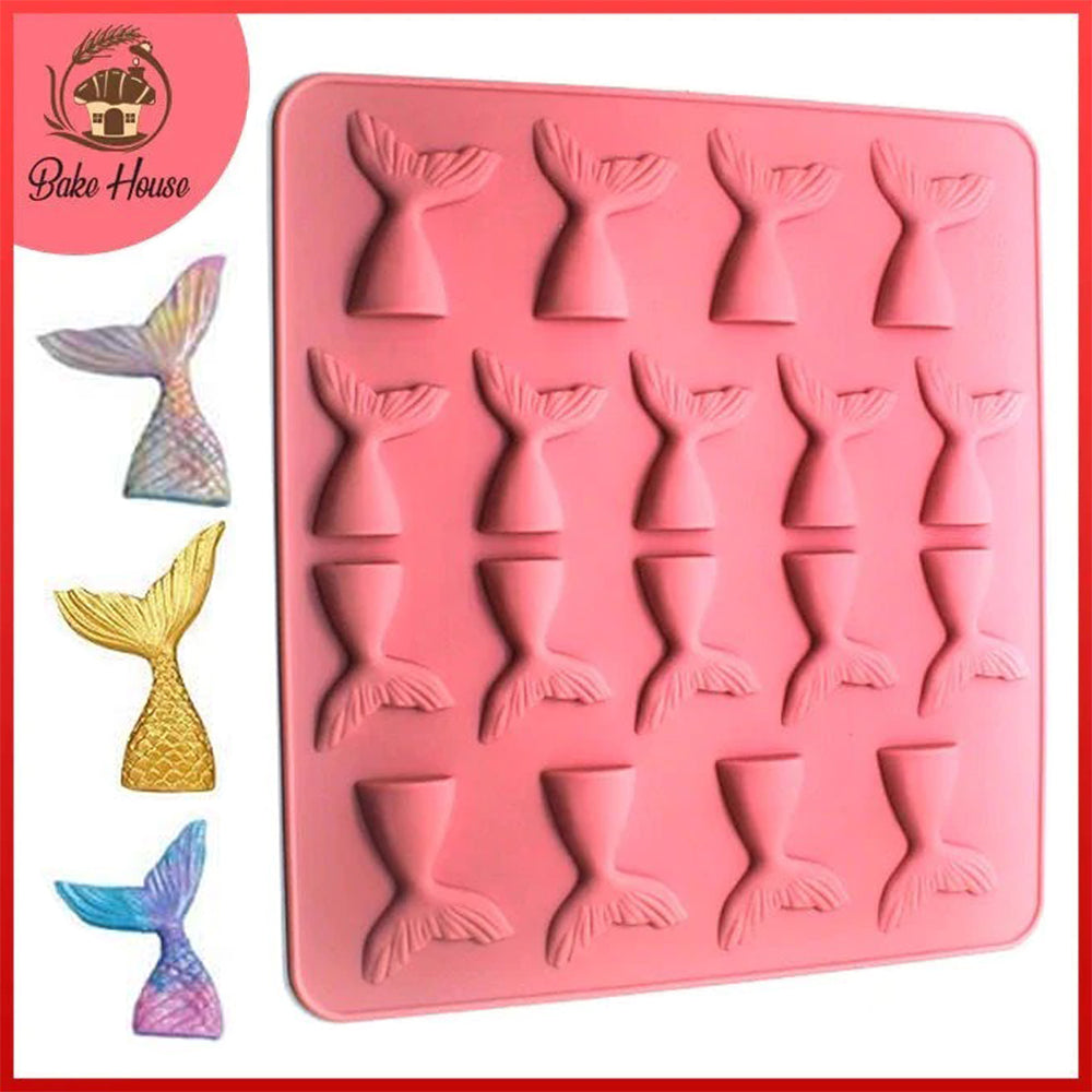 Fish Tail Silicone Fondant Mold 18 Cavity