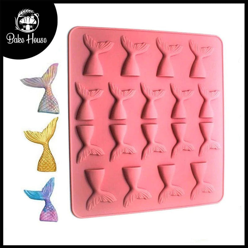 Fish Tail Silicone Fondant Mold 18 Cavity