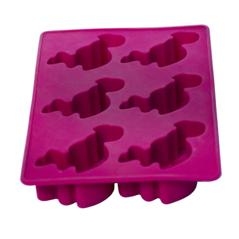 Flamingo shape silicone mold 6 cavity