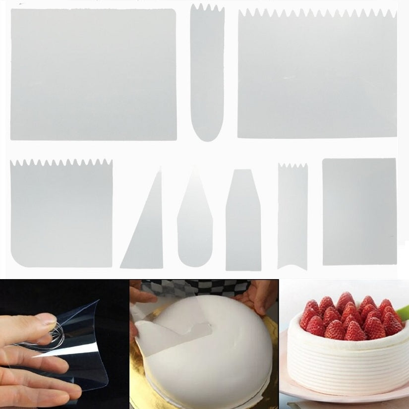 Flexible Smoother 9Pcs Set Plastic