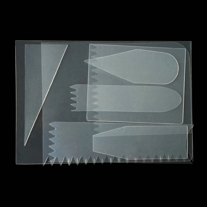 Flexible Smoother 9Pcs Set Plastic