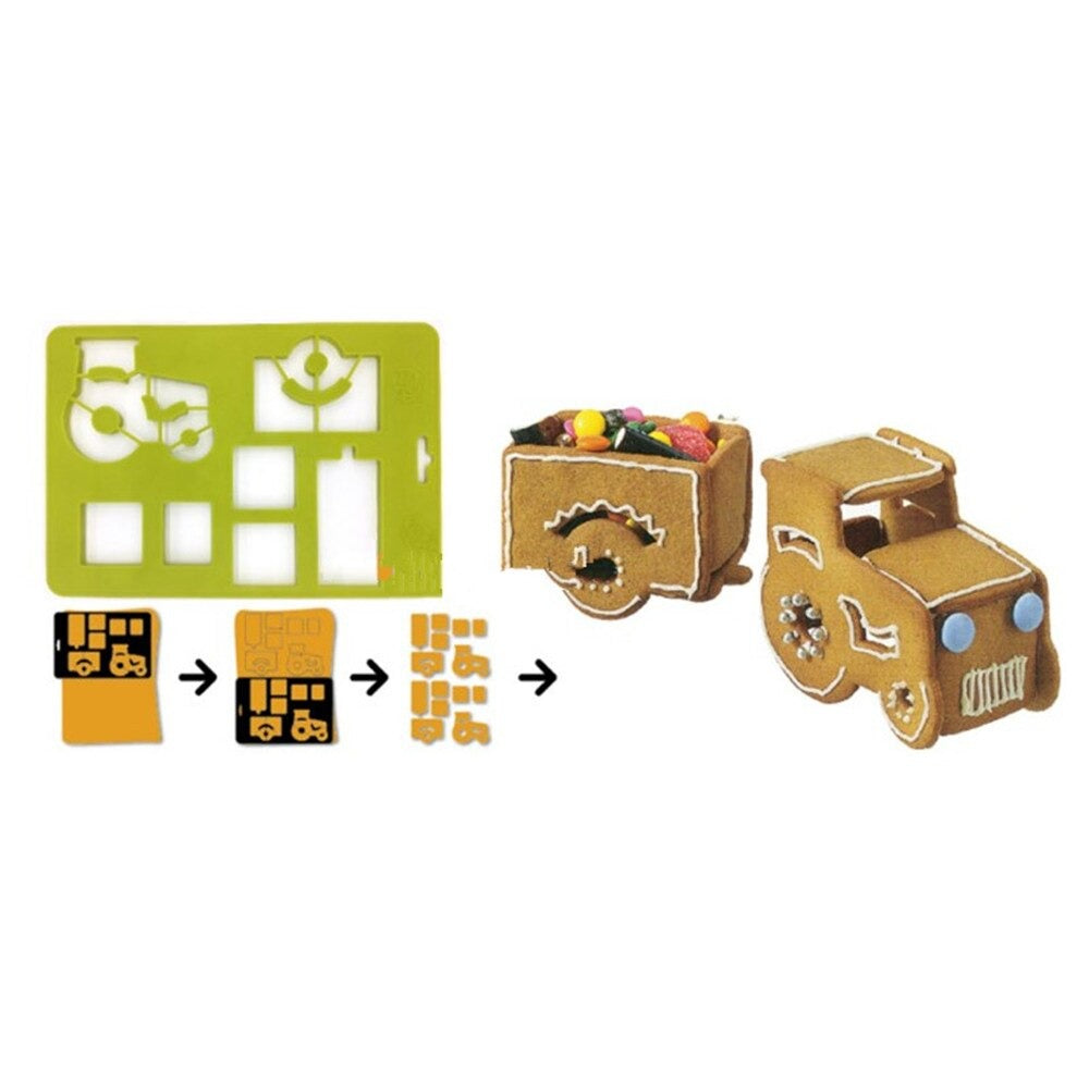 Fliya Tractor Gingerbread Cutter Plastic