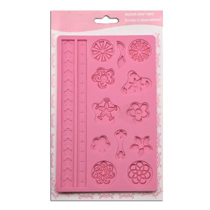 Floret Totem Silicone Fondant & Gumpaste Mold Sheet