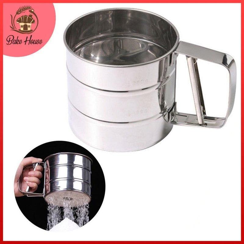 Flour Sifter Stainless Steel Small