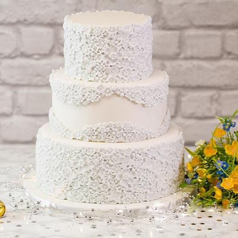 Flower Cake Border Silicone Fondant Mold