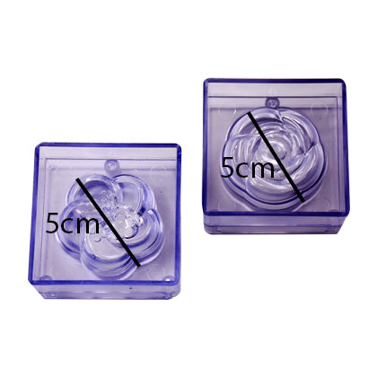 Flower Chocolate Mold Acrylic 2Pcs Set