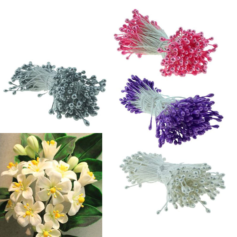 Flower Decorating Stamens 6Pcs Set Colorful