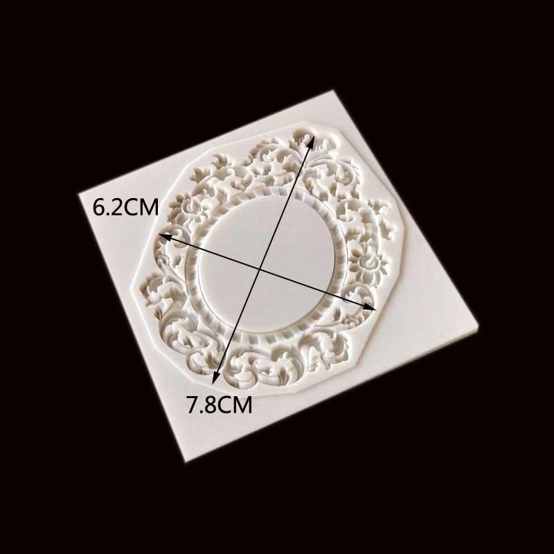 Flower Frame Silicone Fondant Cake Mold