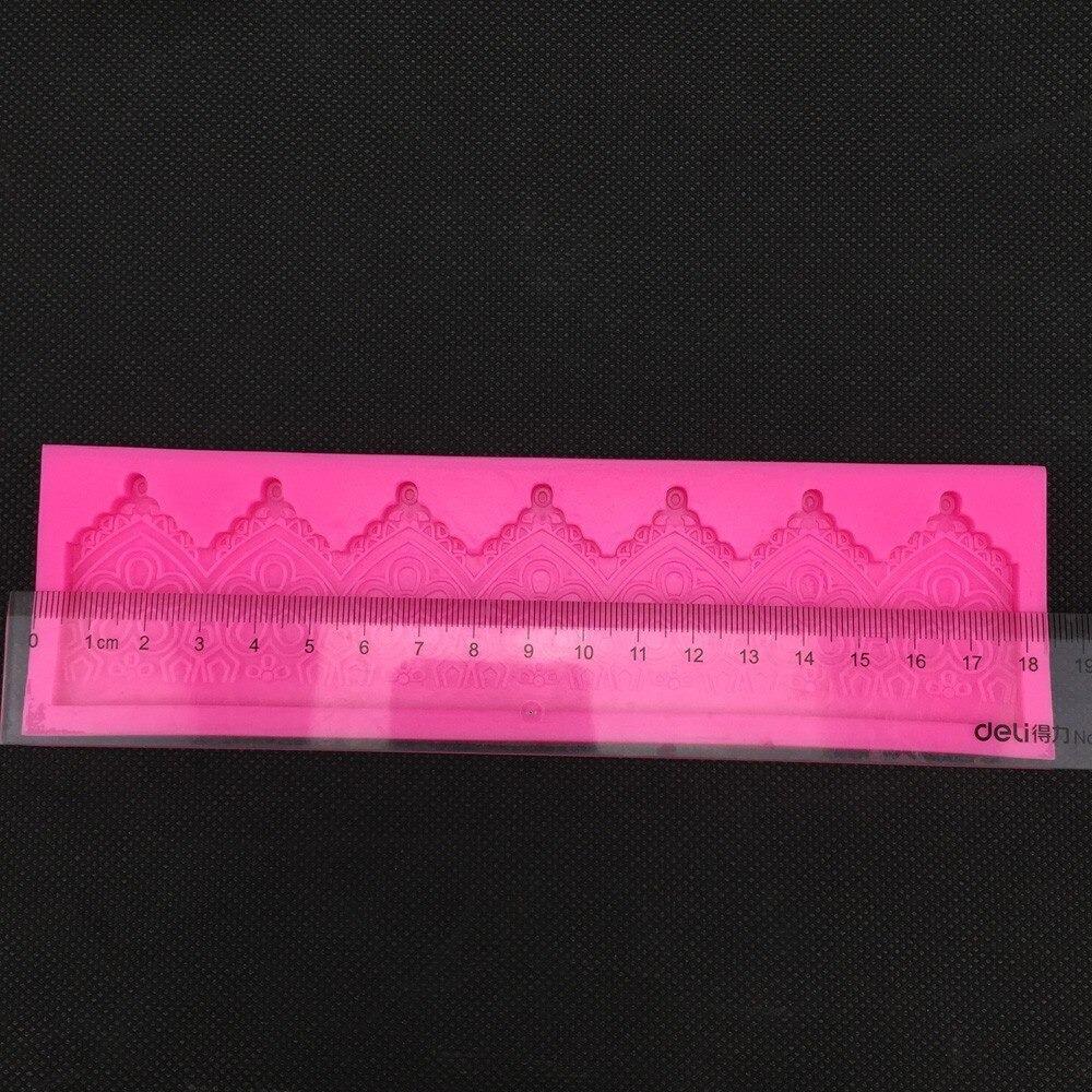 Flower Lace Cake Border Silicone Fondant Mold