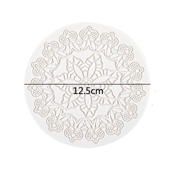 Flower Lace Cake Border Silicone Fondant Mold