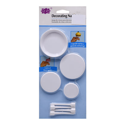 Flower Making Nail Plastic 4Pcs Set