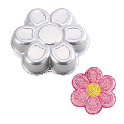 Flower Shape Aluminium Cake Baking Mold