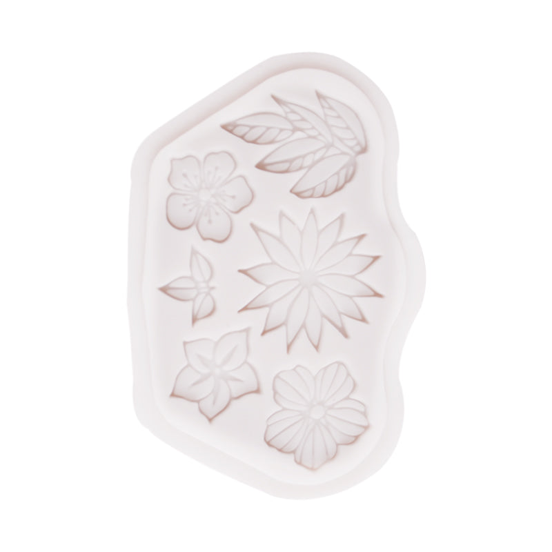 Flowers Silicone Fondant Mold 6 Cavity