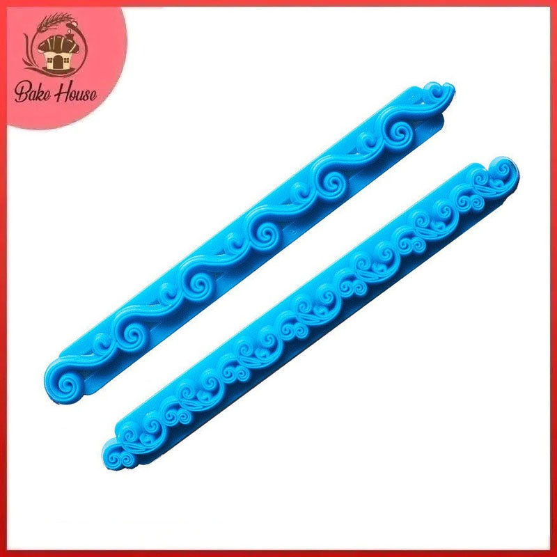 Fondant Cake Border Cutter 2Pcs Set (Design 1)