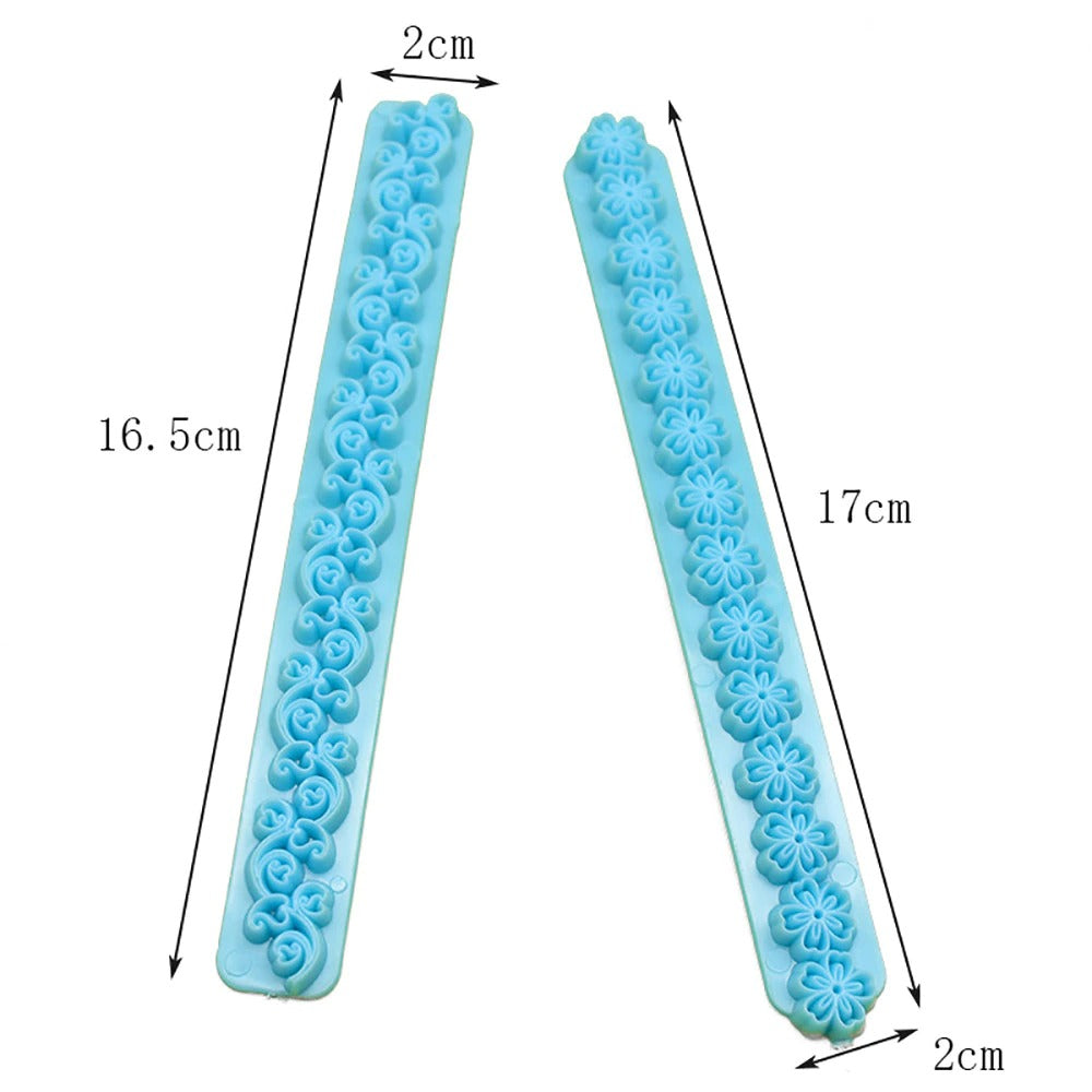 Fondant Cake Border Cutter 2Pcs Set (Design 3)
