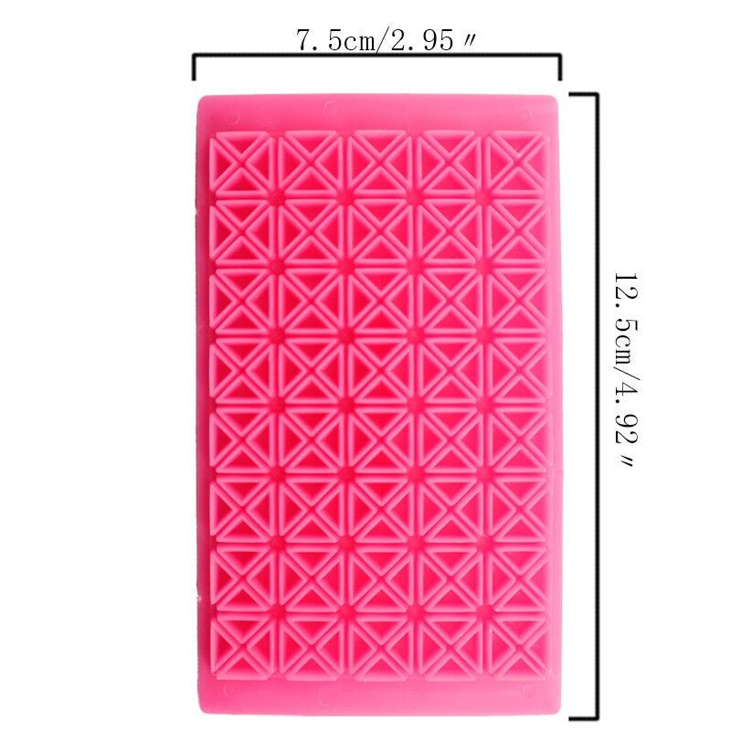 Triangle Texture Plastic Fondant & Cake Embosser