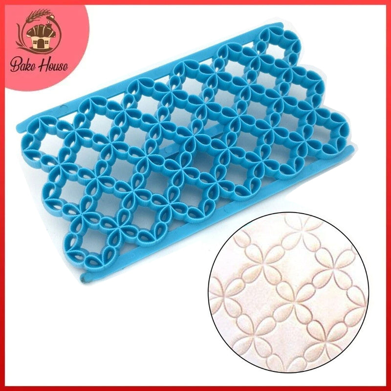Fondant Cake Cutter Embosser Plastic (Design 11)