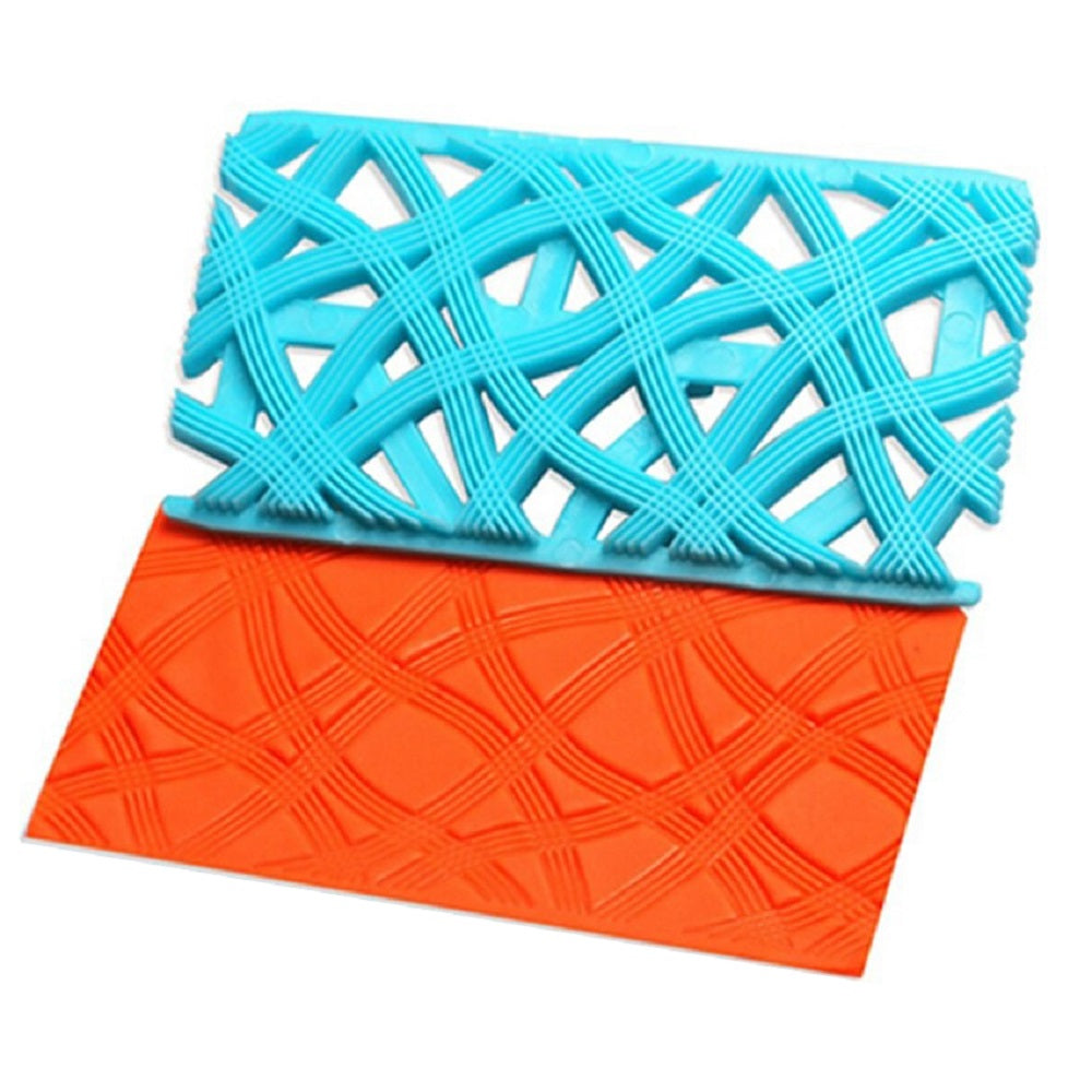Irregular Lines Texture Plastic Fondant And Cake Embosser