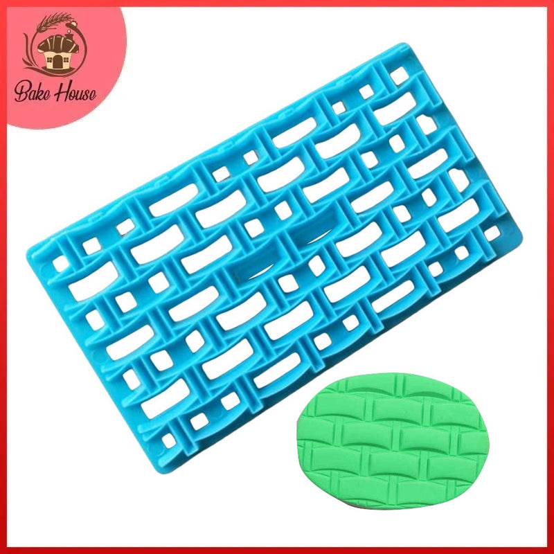 Fondant Cake Cutter Embosser Plastic (Design 7)