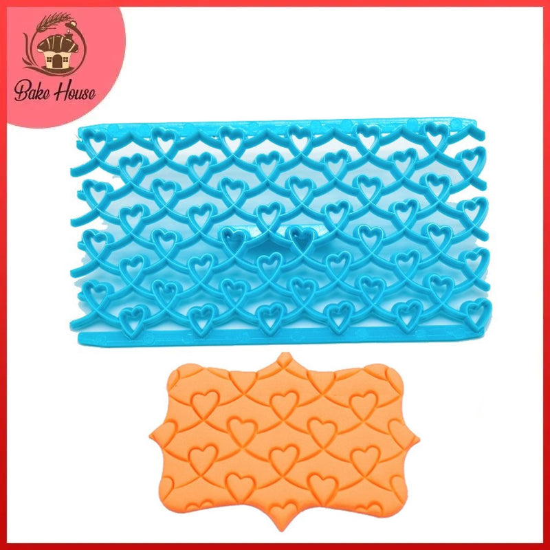 Fondant Cake Cutter Embosser Plastic (Design 8)