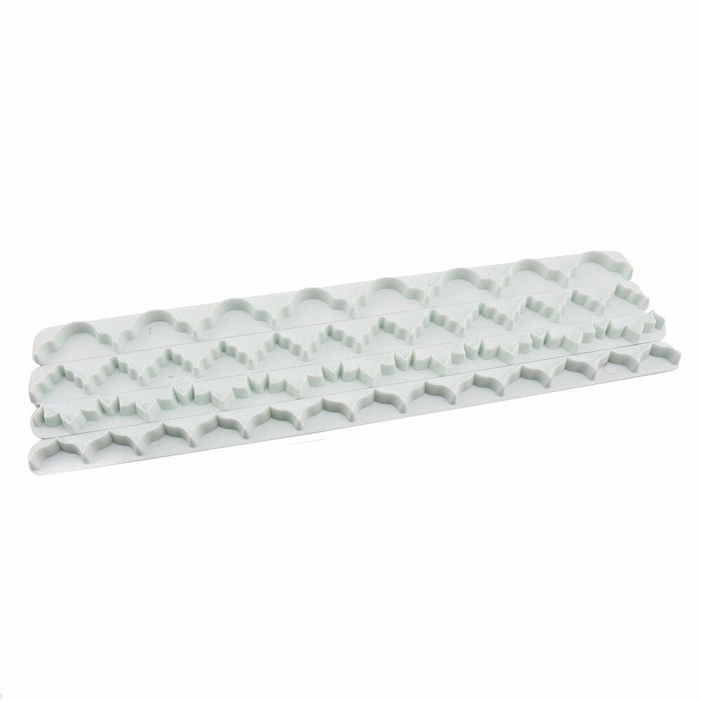 Fondant Cake Lace Border Cutter 4Pcs Set