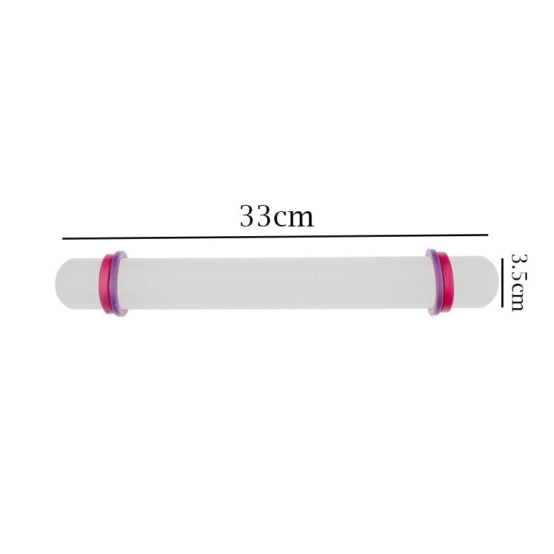 Fondant Dough Rolling Pin Plastic Medium Size