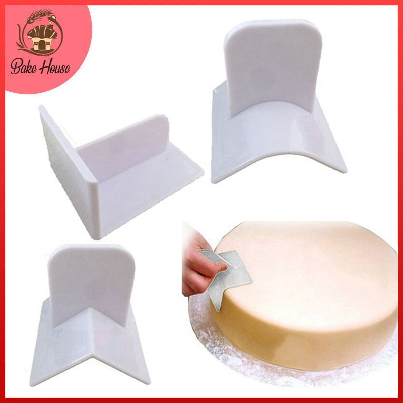 Fondant Edge Smoother 3Pcs Set Plastic