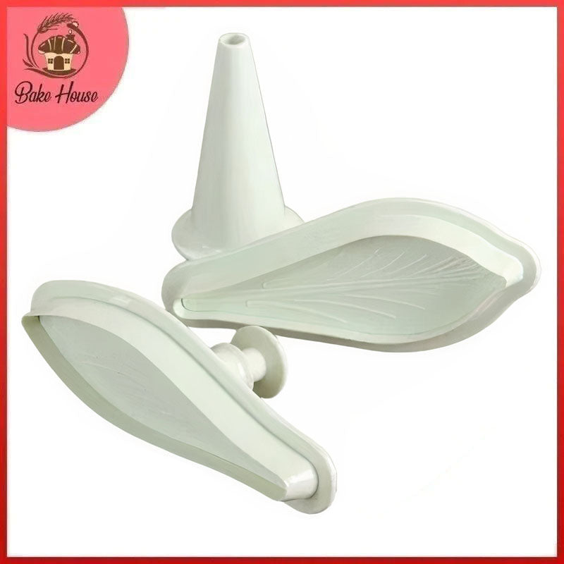 Fondant Flower Lily Plunger Cutter Set Plastic