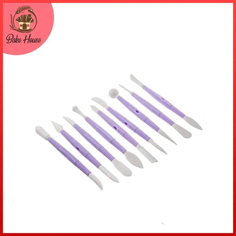 Fondant Modeling Tool 9Pcs Set Plastic