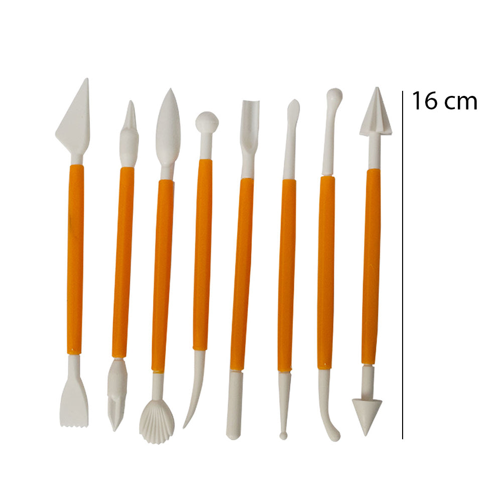 Fondant Modeling Tool Plastic 8Pcs Set