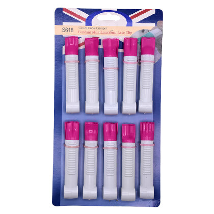Fondant Multifunctional Lace Clips 10Pcs Set Plastic