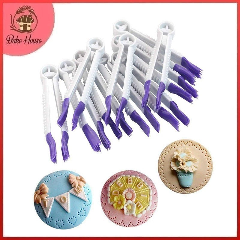 Fondant Multifunctional Lace Clips 10Pcs Set Plastic