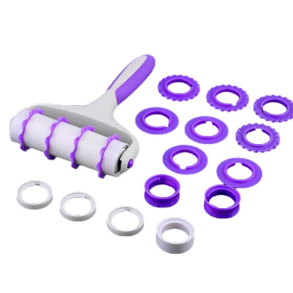 Fondant Strip Ribbon Roller Cutter Complete Set