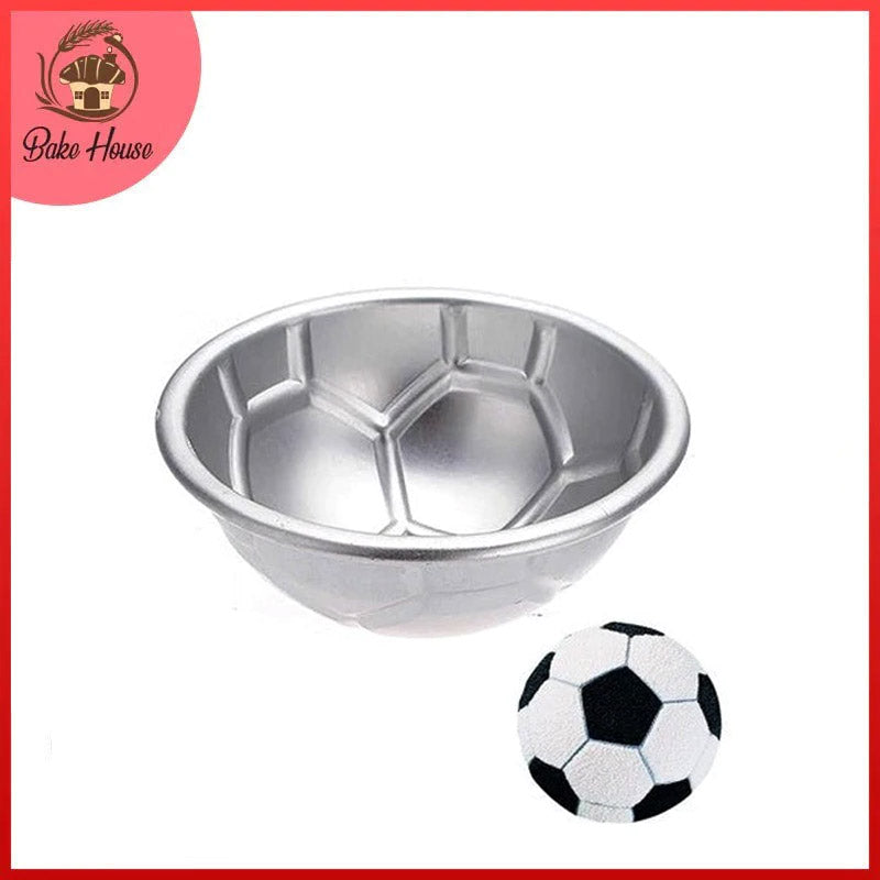 2pcs Aluminum Football Ball Cake Pan Tins Pastry Baking Mould Tray Decor  Tools