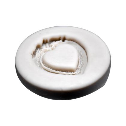 Frame Heart Silicone Fondant & Chocolate Mold