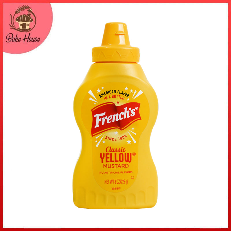 French's Classic Yellow Mustard, No Artificial Colors, 8 oz