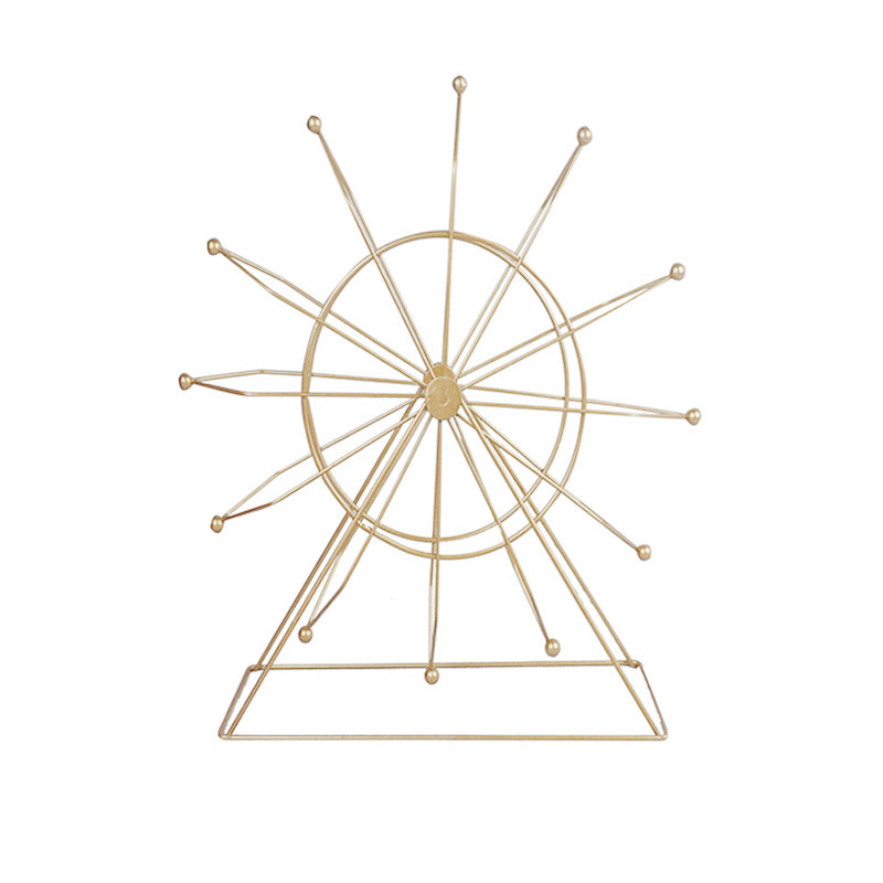 Ferris wheel Shape Iron Rotating Decoration Centrepiece Stand Medium