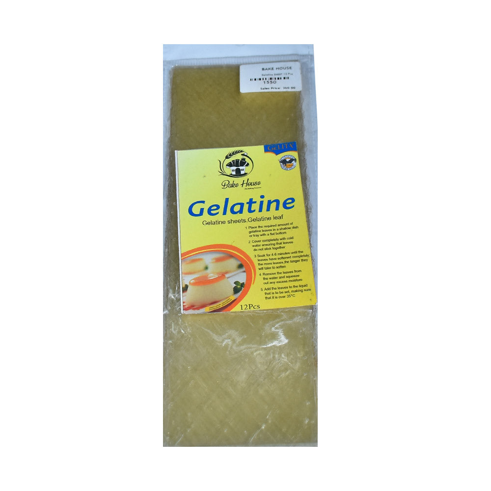 Gelita Gelatin Sheets 12Pcs Pack