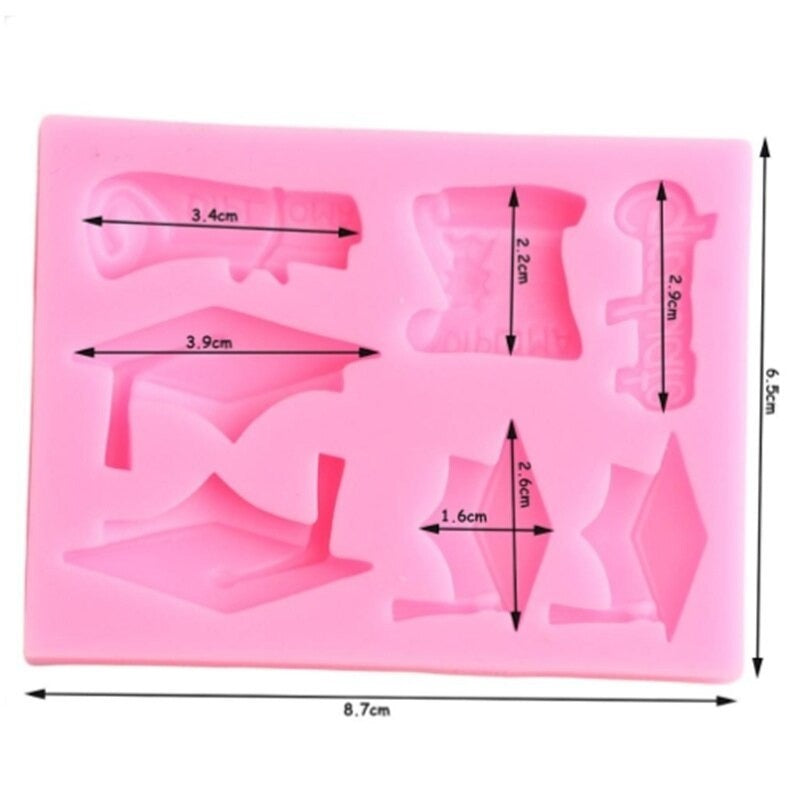 Graduation Series Silicone Fondant Mold 7 Cavity