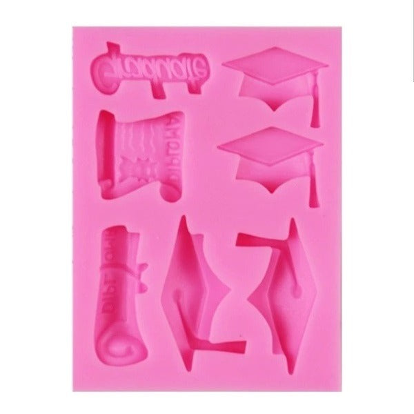 Graduation Series Silicone Fondant Mold 7 Cavity