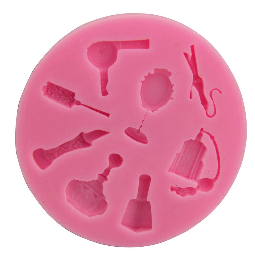 Hair Dressing Tools Silicone Fondant Mold