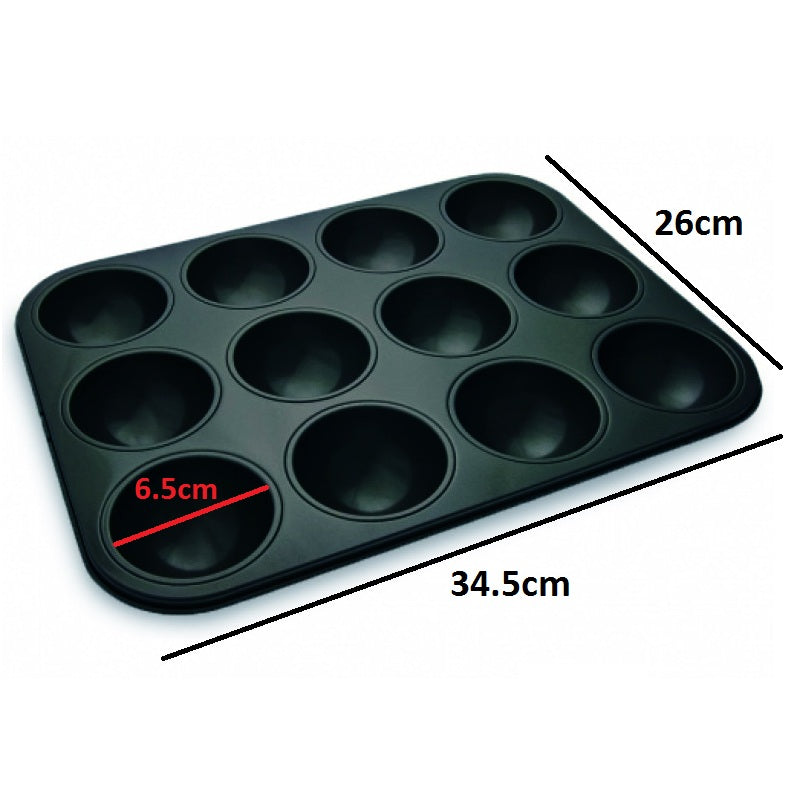 Half Sphere Ball Shape Non Stick Baking Tray 12 Cavity