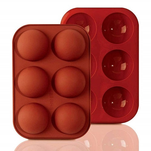 Half Sphere Silicone Ball Mold 6 Cavity Medium Size