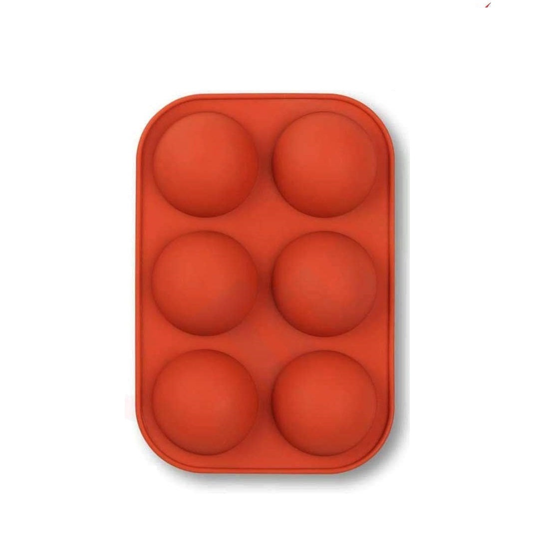 Half Sphere Silicone Ball Mold 6 Cavity Medium Size