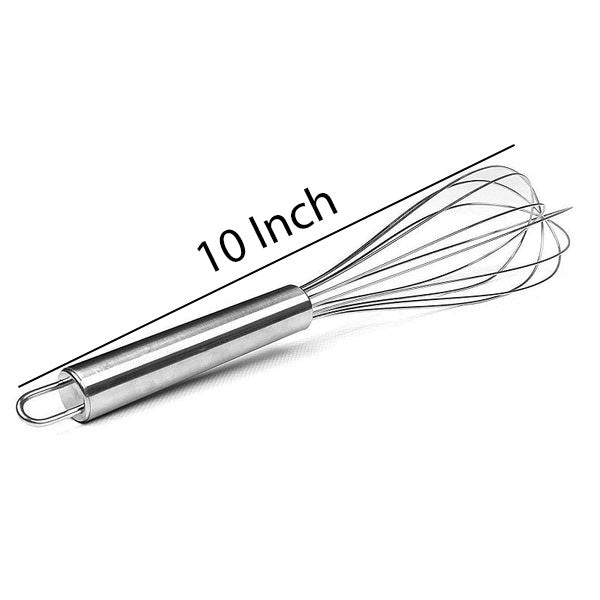 Hand Whisk Stainless Steel 10 Inch