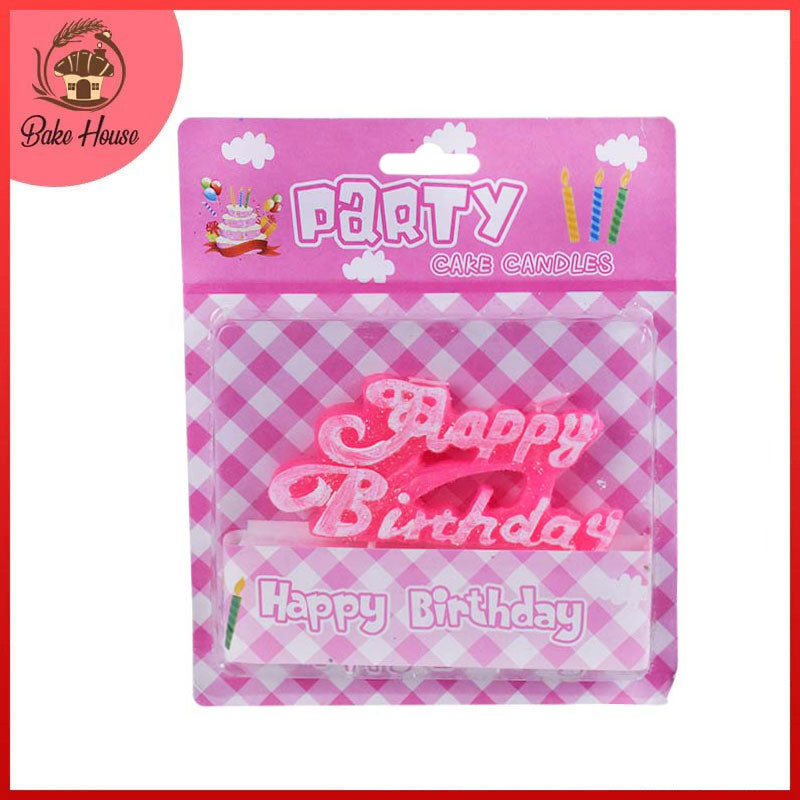 Happy Birthday Cake Candle (Design 4)