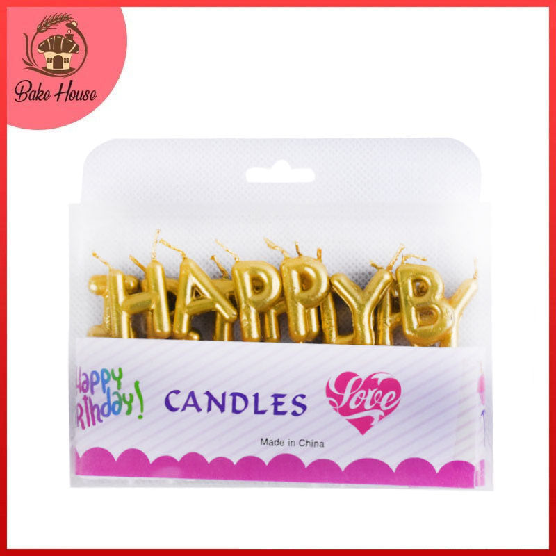 Happy Birthday Cake Candle (Design 6)