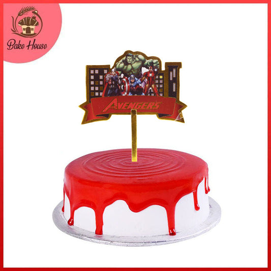Avengers Happy Birthday Cake Topper (Design 32)